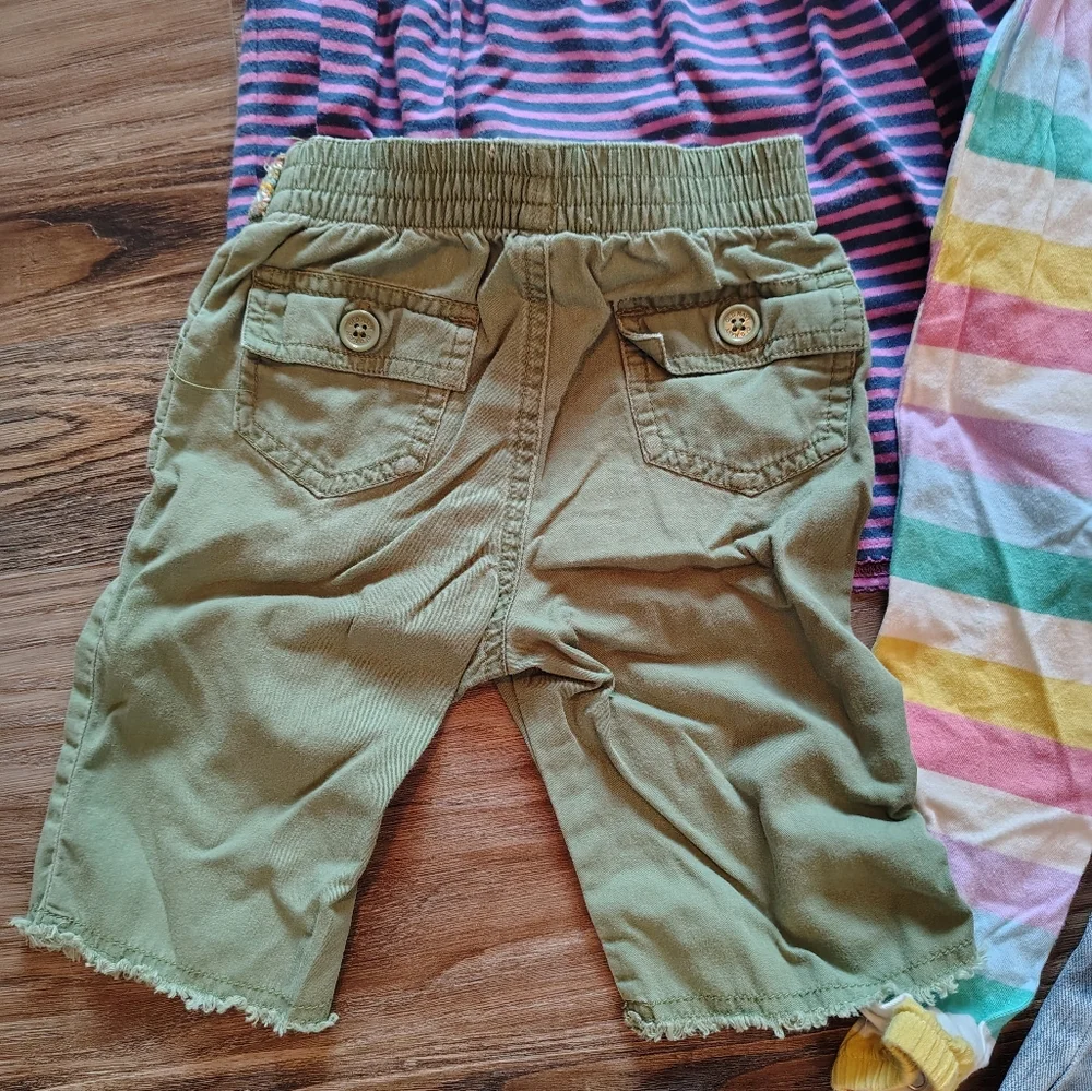 Lot 5 Toddler Girls Clothes 18-24mo OshKosh Old‎ Navy Dresses Jeans Capris